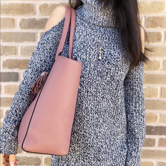 🌺Kate spade Palmer street Malika Tote Pink tassel - Picture 3 of 7